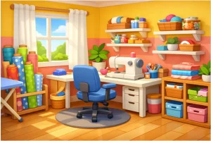 How to Create an Inspiring and Functional Sewing Room